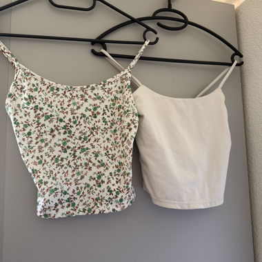 2 canotte spaghetti da donna