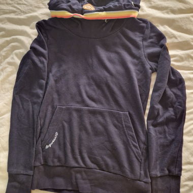 Felpa con cappuccio ragwear blu scuro