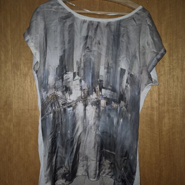 Grey Printed T-Shirt