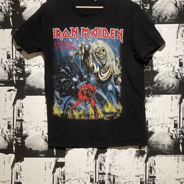 T-shirt Iron Maiden Band nero