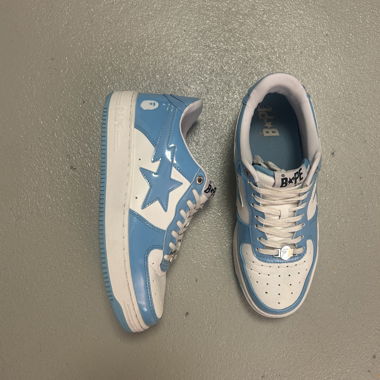 Baskets Bapesta bleu bébé