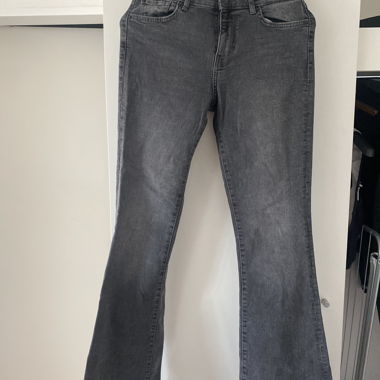 Jeans bootcut grigie