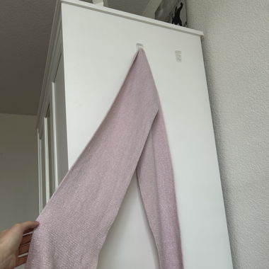 Pinker Glitzerschal