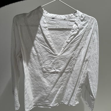 Zara white blouse