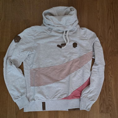 Felpa Naketano beige e rosa, XL