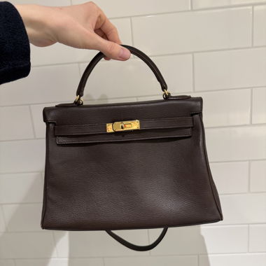 Kelly-Style Baradani Leather Handbag