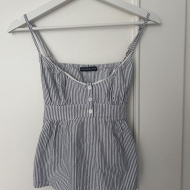 Striped Brandy Top