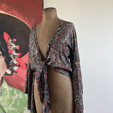 Floral Paisley Wickeloberteil