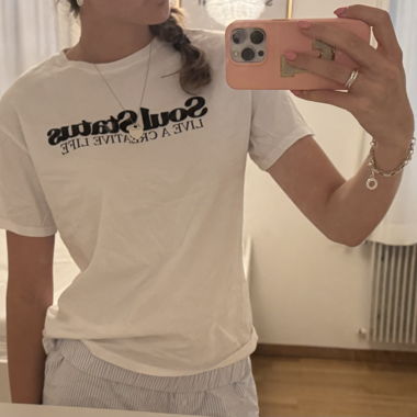 T-shirt Zara blanc