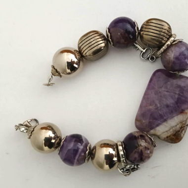 Natural Amethyst Bracelet