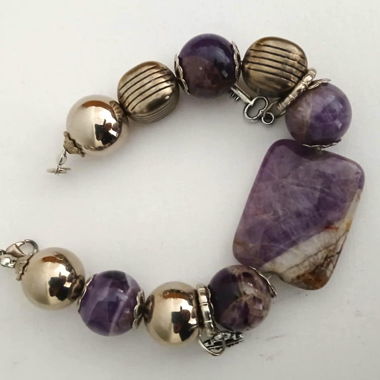 Natural Amethyst Bracelet