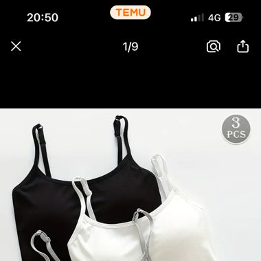 Gepolsterte Tops S
