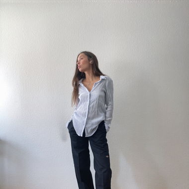 Navy Dickies loose fit trousers 