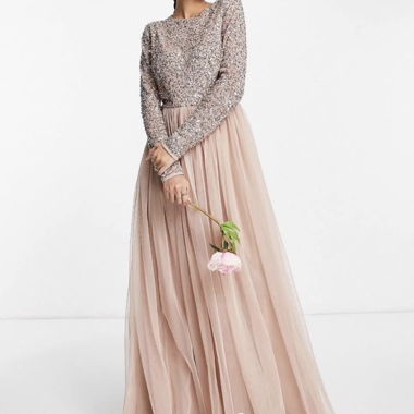 Robe de soirée pailletée