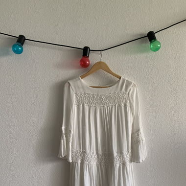 White short dress - Freizeitkleid