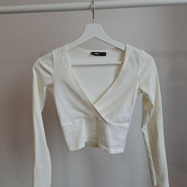 Crop top à manches longues
