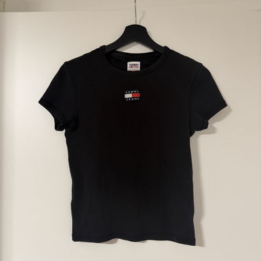 Tommy Jeans Black T-Shirt L