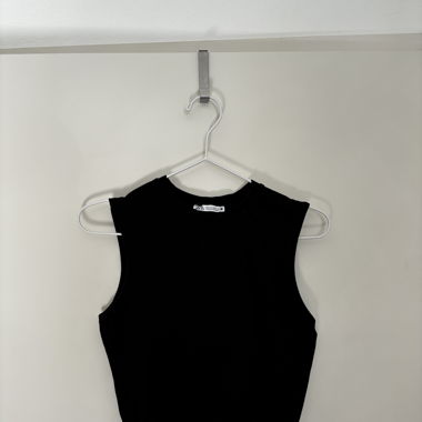 Zara Crop Top Schwarz
