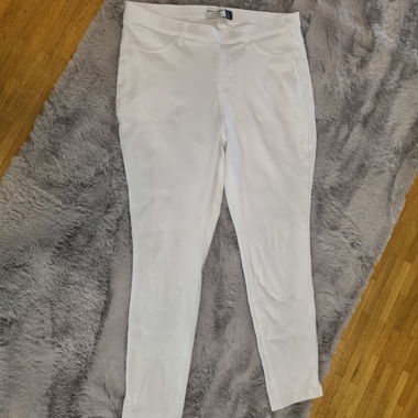 White Jersey Leggings