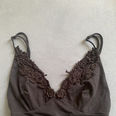 Schwarzer Bralette/ Top