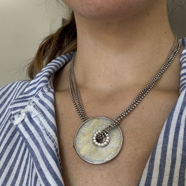 Collier Gas Bijoux effet nacré