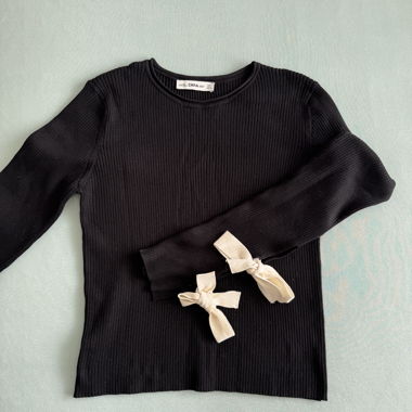 Top in maglia a costine ZARA