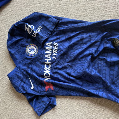 Football jersey and Jorghino jersey with shorts