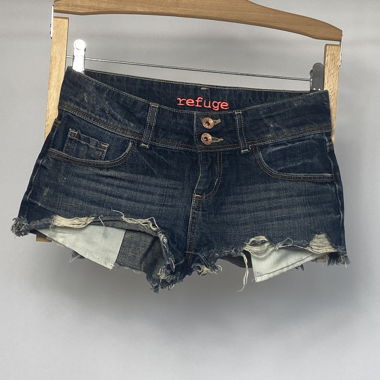 Blaue Jeans-Shorts / Hot Pants