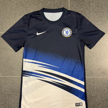 NIKE FC Chelsea Trainingskit Weiss (S)