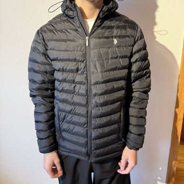 U.S. Polo Assn. quilted jacket black M/L