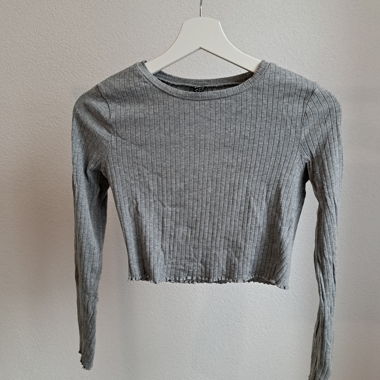 Crop top à manches longues