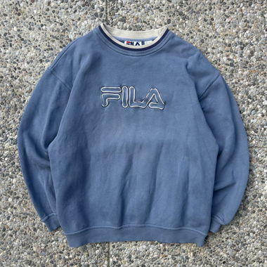 Felpa vintage Fila ricamata 
