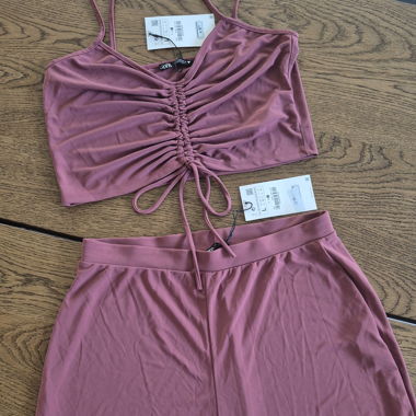 Zara Zweiteiler rosa/violet