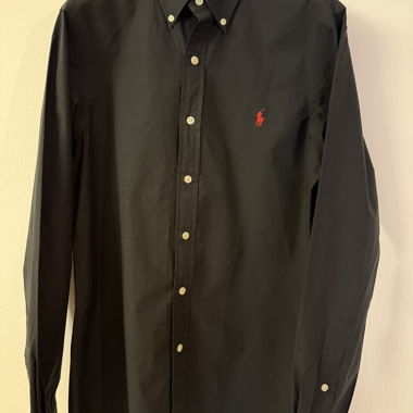 Chemise noire Ralph Lauren slim fit S