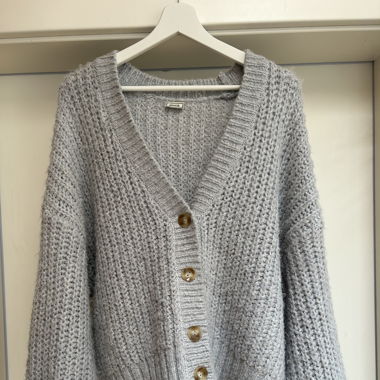 Strickjacke hellblau