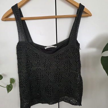 Dark Green Knit Top
