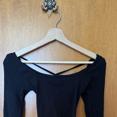 Langarmshirt mit schnüren