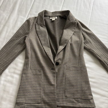 Checked Blazer