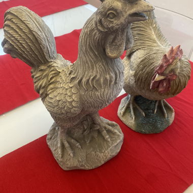 Statue coq