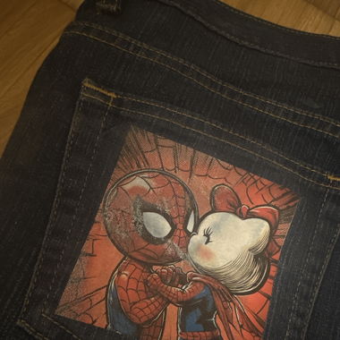 Hello Kitty and Spider Man Jeans