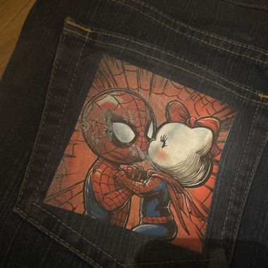 Hello Kitty and Spider Man Jeans