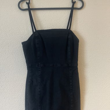 Jeanskleid schwarz