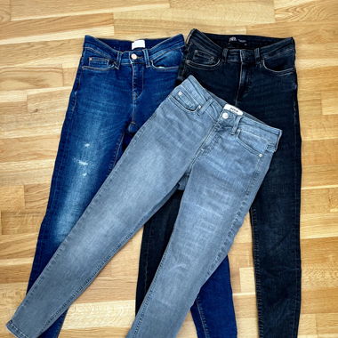 3er Bundle Skinny Jeans Midwaist