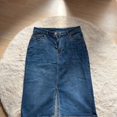 Gonna in jeans blu
