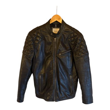 Giubbotto in pelle uomo Pepe Jeans London modello DONNIE, taglia M