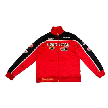 rote Hurricane Karbonn Zip-Jacke
