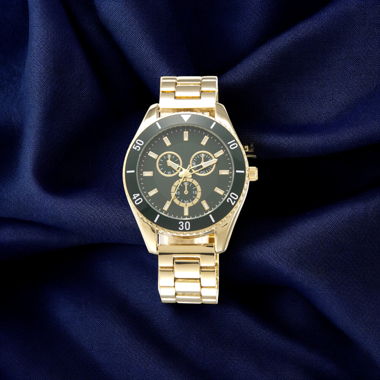 Luxuriöse goldene Herrenuhr