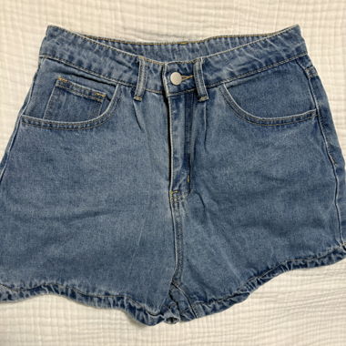 Blue Denim Shorts