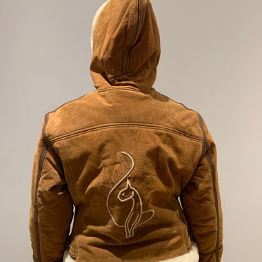 Baby PHAT Vintage Wildlederjacke