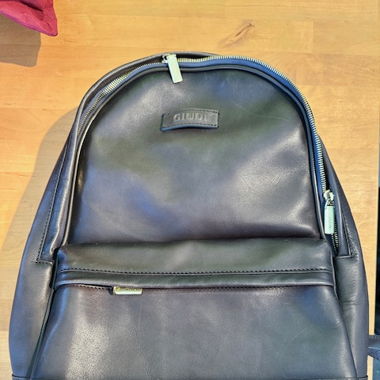 dunkelbrauner Leder Rucksack
